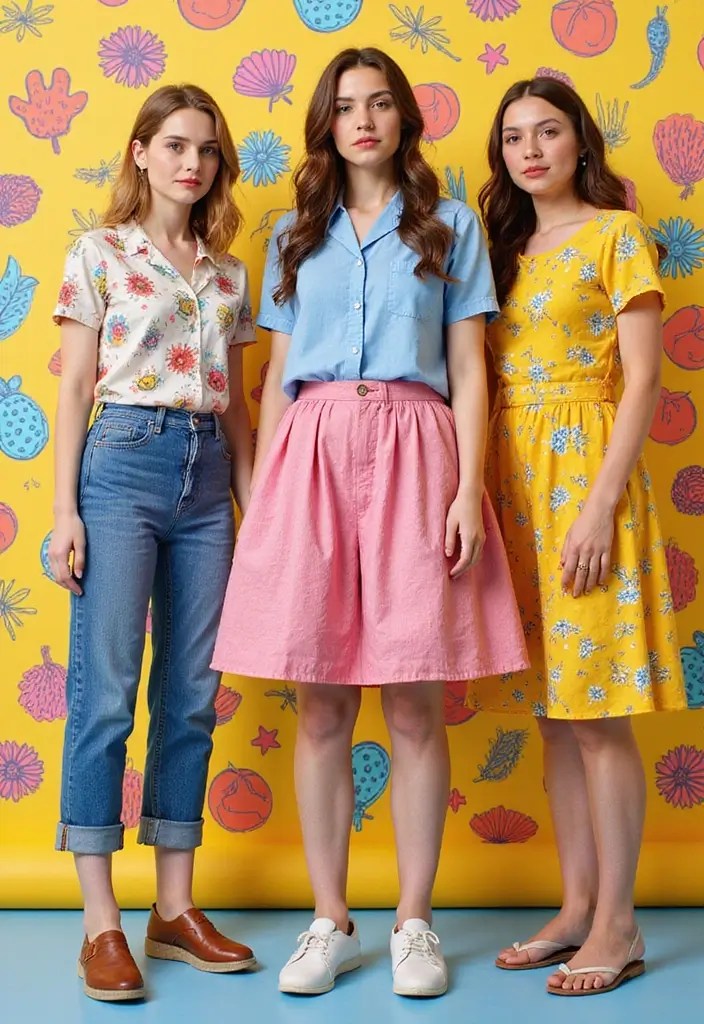 15 Mind-Blowing Y2K Aesthetic Trends Making a Comeback (You Won't Believe #6!) - 14. Fun Patterns