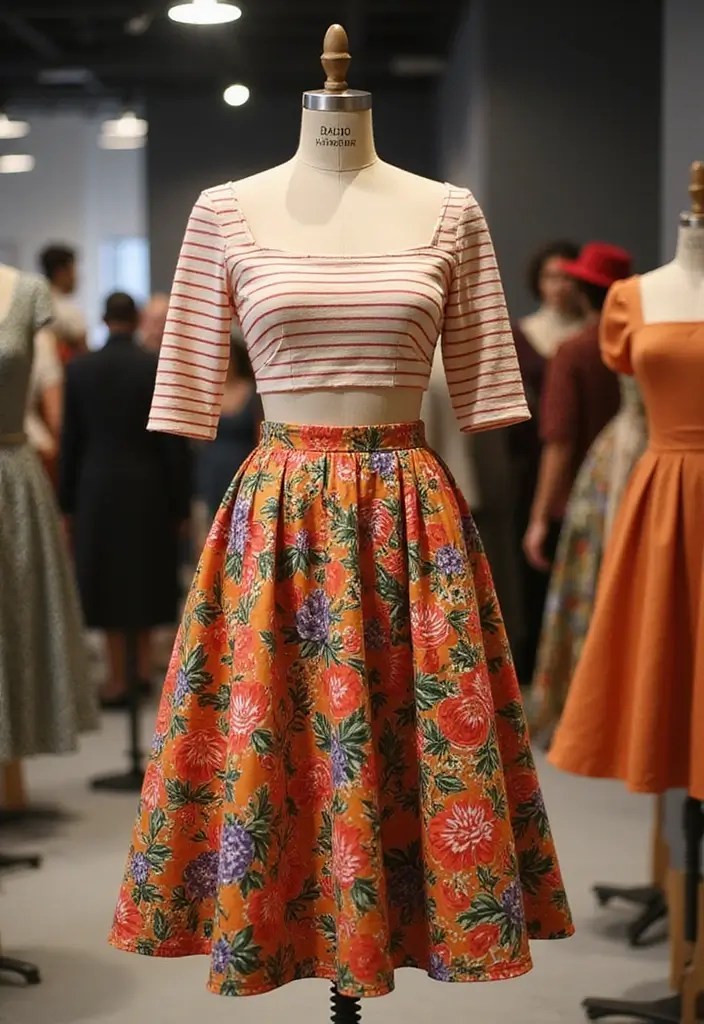 19 Pattern Mixing Tricks That’ll Make You the Maximalist Style Icon of Your Friends! - 1. Clash Like a Pro with Stripes and Florals