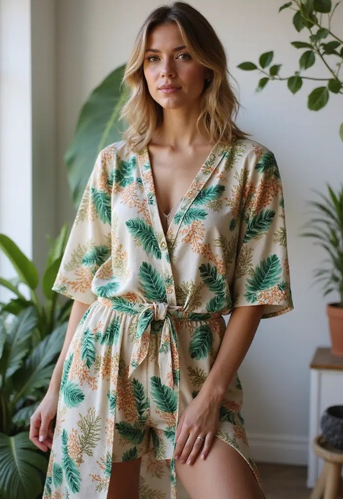 19 Pattern Mixing Tricks That’ll Make You the Maximalist Style Icon of Your Friends! - 14. Botanical Prints with Abstract Art