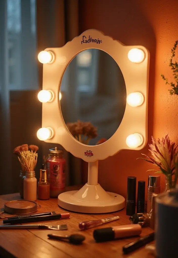 9 Must-Have Beauty Gadgets Under $50 That Look Adorable on Your Vanity! - 3. LED Makeup Mirror