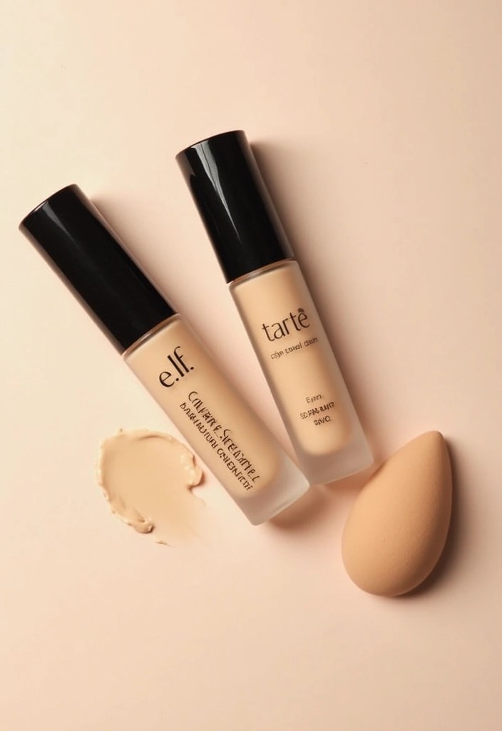Affordable Beauty Dupes That Are Just as Cute as the Originals - 3. e.l.f. Hydrating Camo Concealer vs. Tarte Shape Tape Concealer