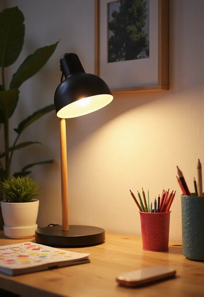 Discover the Chic Tech Gear You Need for a Stunning Desk Setup Glow-Up! - 4. Trendy Desk Lamp