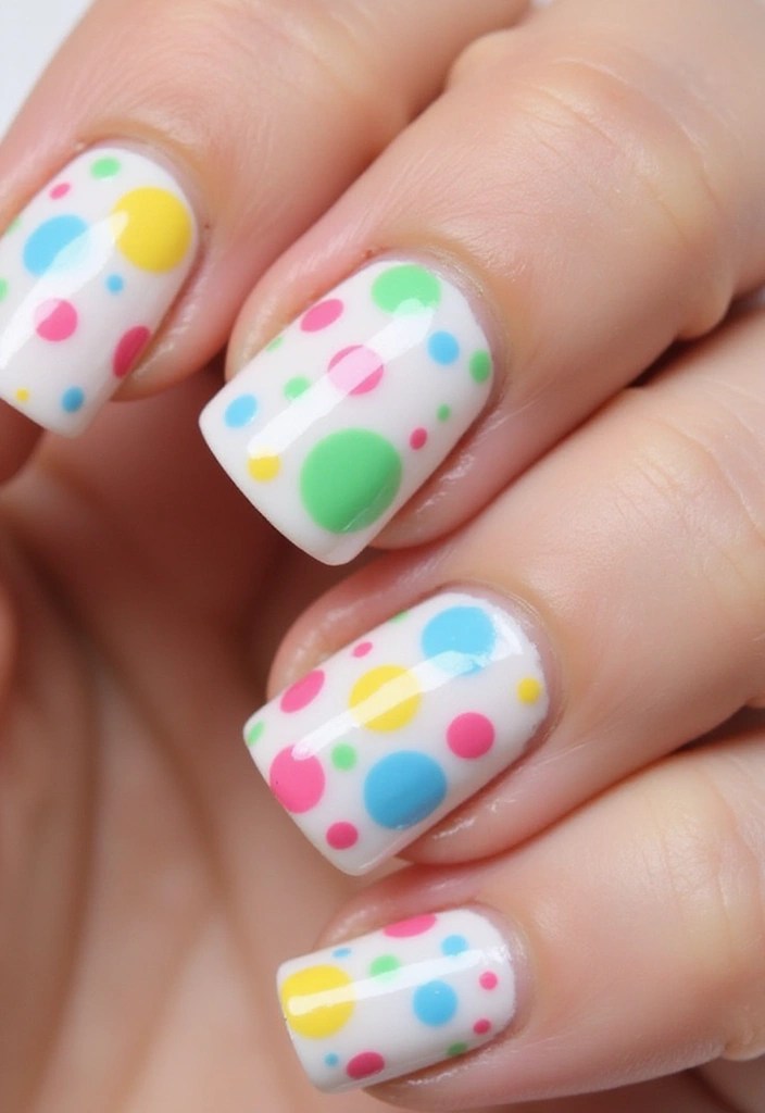 DIY Guide: How to Make Your Own Summer Polka-Dot Nails - Creating Basic Polka-Dots