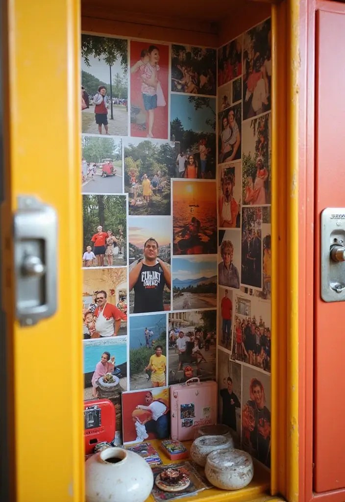 How to Create the Ultimate Pinterest-Perfect Locker (On a Budget!) - 2. DIY Photo Collage
