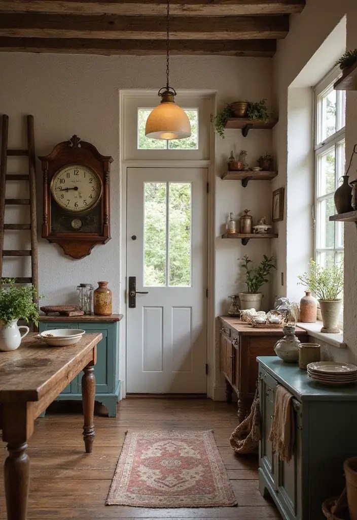 How to Transform Your Space with Cozy Farmhouse Decor - 4. Vintage Finds for That Unique Touch