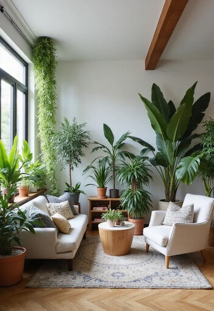 Step By Step: How to Create a Chic Living Room That Exudes Style and Comfort - 7. Adding Greenery