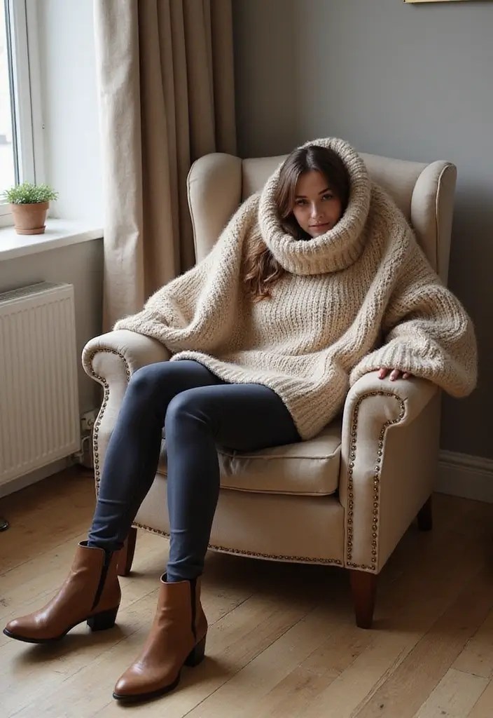 The Girly Pops Back-to-School Wardrobe Edit: Cute, Comfy, & Campus-Ready - 2. Oversized Sweaters: Cozy Chic